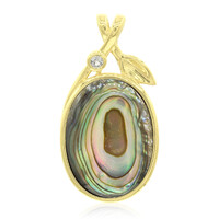 Pendentif en argent et Coquillage d'Abalone
