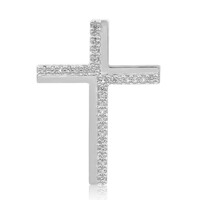 Pendentif en argent et Topaze blanche