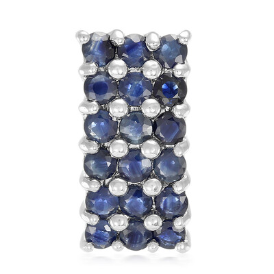 Pendentif en argent et Saphir bleu