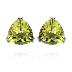 Boucles d'oreilles en argent et Quartz de l'Ouro Verde