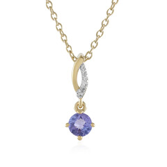Collier en argent et Tanzanite