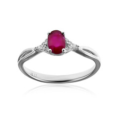 Bague en or et Rubis AAA du Mozambique (CIRARI)