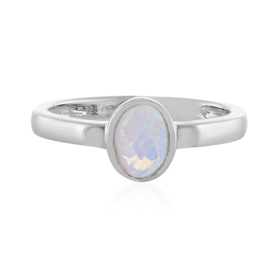 Bague en argent et Opale Welo