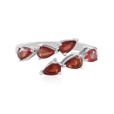 Bague en argent et Rubis de Tanzanie