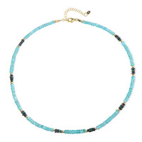 Collier en argent et Apatite bleue