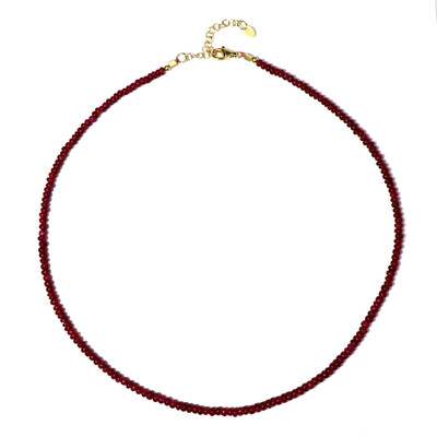 Collier en argent et Rubis