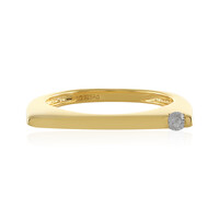 Bague en argent et Diamant I4 (J)