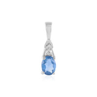 Pendentif en argent et Fluorite à couleur changeante