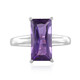 Bague en argent et Améthyste de Zambie