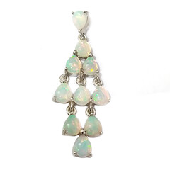 Pendentif en argent et Opale Welo