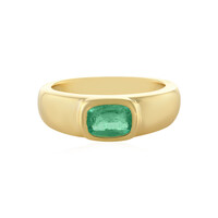 Bague en argent et Emeraude de Russie