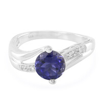 Bague en argent et Iolite d’Orissa