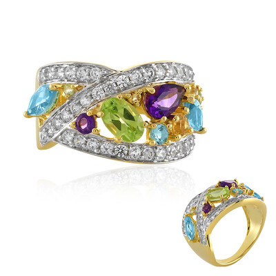 Bague en argent et Péridot