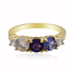 Bague en argent et Améthyste de Zambie