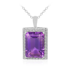 Collier en argent et Améthyste