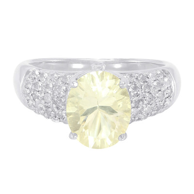 Bague en argent et Pierre du Soleil