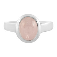 Bague en argent et Morganite