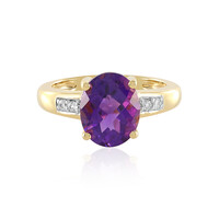 Bague en argent et Améthyste