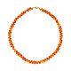Collier en argent et Cornaline (CUSTODANA)