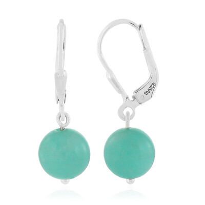 Boucles d'oreilles en argent et Amazonite