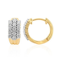 Boucles d'oreilles en or et Diamant VVS1 (G)