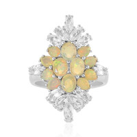 Bague en argent et Opale Welo