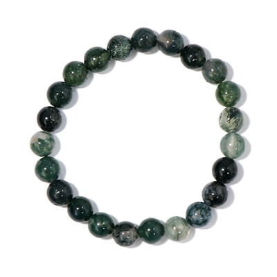 Bracelet et Agate mousse