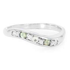 Bague en argent et Alexandrite du Brésil