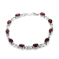 Bracelet en argent et Citrine Madère