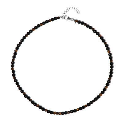 Collier en argent et Onyx noir