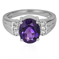 Bague en argent et Améthyste de Sibérie