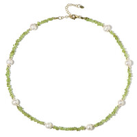 Collier en argent et Péridot (Riya)