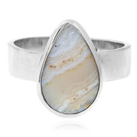 Bague en argent et Agate dentelle