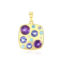Pendentif en argent et Améthyste de Sibérie