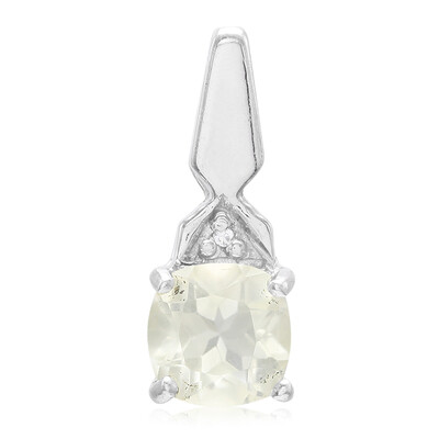 Pendentif en argent et Orthose