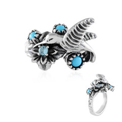 Bague en argent et Turquoise Sleeping Beauty (Desert Chic)