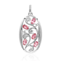 Pendentif en argent et Tourmaline rose (VIENNA 1903)