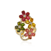 Bague en argent et Tourmaline