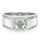 Bague pour homme en argent et Diamant fantaisie