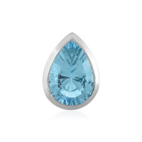Pendentif en argent et Topaze bleu ciel