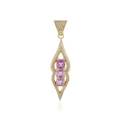 Pendentif en or et Kunzite du Brésil