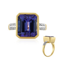 Bague en or et Tanzanite AAA (AMAYANI)