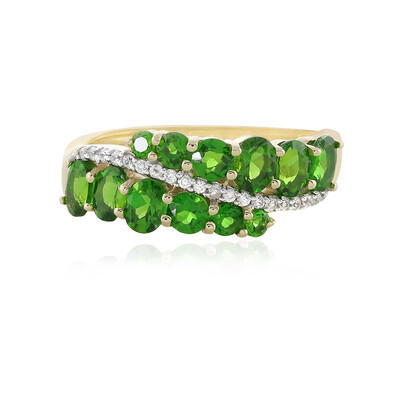 Bague en or et Diopside de Russie (La Revelle)