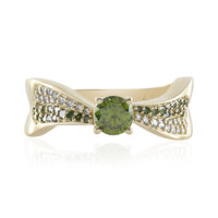 Bague en or et Diamant vert SI2 (de Melo)