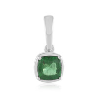 Pendentif en argent et Apatite verte