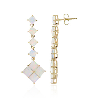 Boucles d'oreilles en or et Opale Welo (de Melo)
