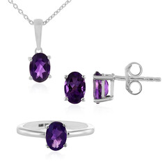 Bague en argent et Améthyste
