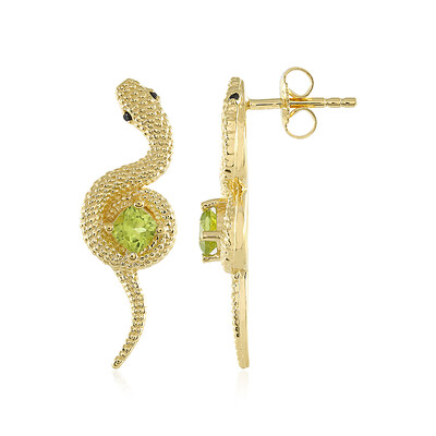 Boucles d'oreilles en argent et Péridot