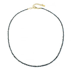 Collier en argent et Diamant bleu