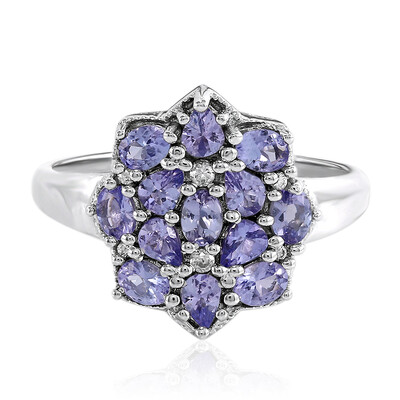Bague en argent et Tanzanite